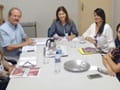 Reunião com coordenadora da Rede Solidária